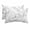 White, variant on Black White Shark Outdoor Pillows for Chaise Lounge Chair Beach Headrest Pillow Set of 2 Waterproof Lumbar Pillows with Insert&Adjustable Elastic Strap Modern Line Abstract Art Pool Pillow 12"x20"