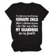 thumbnail image 1 of Gibobby Playera de Manga Corta con Cuello Redondo Camiseta informal con estampado letras para mujer, camiseta manga corta con cuello redondo, túnica(Negro,XL), 1 of 3