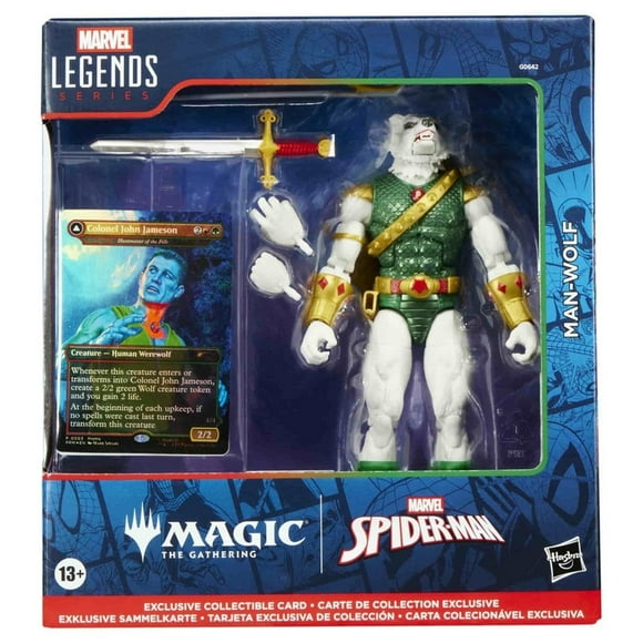 Figura de Acción Hasbro Marvel Legends Series Magic The Gathering Man-Wolf