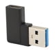 thumbnail image 4 of Adaptador USB a USB C de ángulo recto Adaptador Plug and Play USB 3.0 A a USB C de 90 grados para computadoras portátiles Teléfono PC, 4 of 8