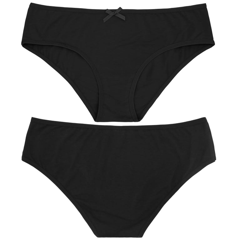 Curve Muse Women's Cotton Low-Rise Bikini Hipster Panties Underwear-6  Pack-PackA-S at  Women's Clothing store