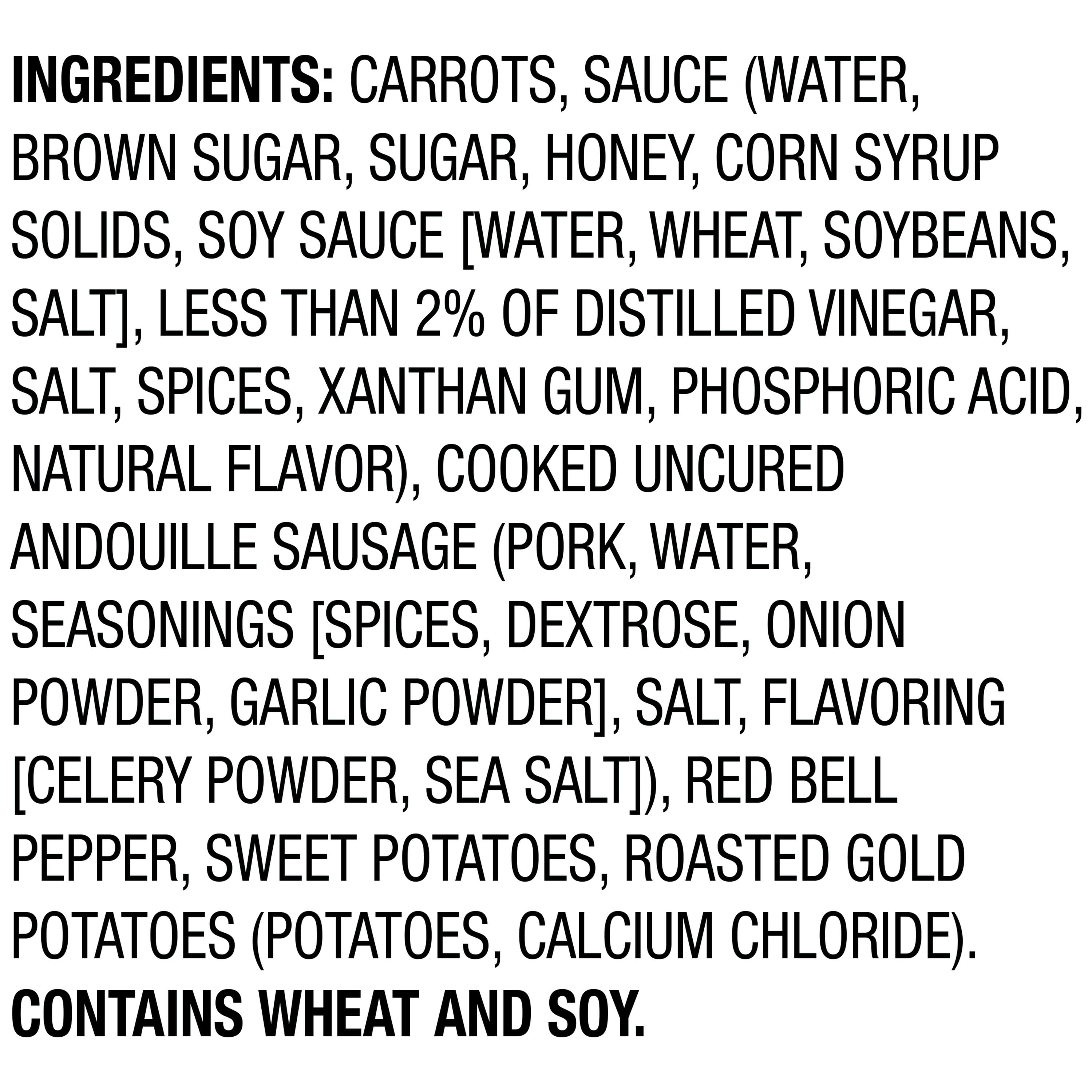 Great Value Hot Honey Sausage & Vegetables Sheet Pan Meal, 31 oz (Frozen)