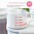 thumbnail image 4 of Rice Storage Container - Cereal Container Airtight - Rice Storage Box - Rice Storage Bin Cereal Container Dispenser with Measuring Cup Kitchen Grain Rice Container 2KG Capacities of Rice, 4 of 7