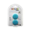 Color case blue screw top contact lens case (Available in a pack of 36)