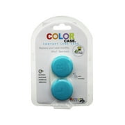 Color case blue screw top contact lens case (Available in a pack of 36)