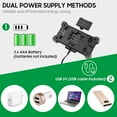 thumbnail image 4 of PS21 Digital Scale 200KG Electronic Postal Scale Stainless Steel Floor Scale LCD Backlight Display Portable Scale, 4 of 9