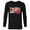 Black, variant on Disney and Pixar’s Turning Red Panda Mode Activated - Long Sleeve T-Shirt for Men - Customized-Athletic Heather