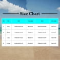 thumbnail image 3 of Trajes de baño para mujer, Trajes de baño para mujer, Traje de baño bikini con estampado hawaiano, sin espalda y tirantes, Traje de baño bikini con bloques de color y hombros descubiertos, Traje de ba, 3 of 6