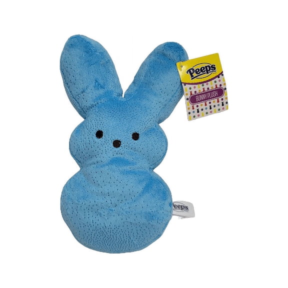 Peeps Bunny Plush Toy Blue 8"