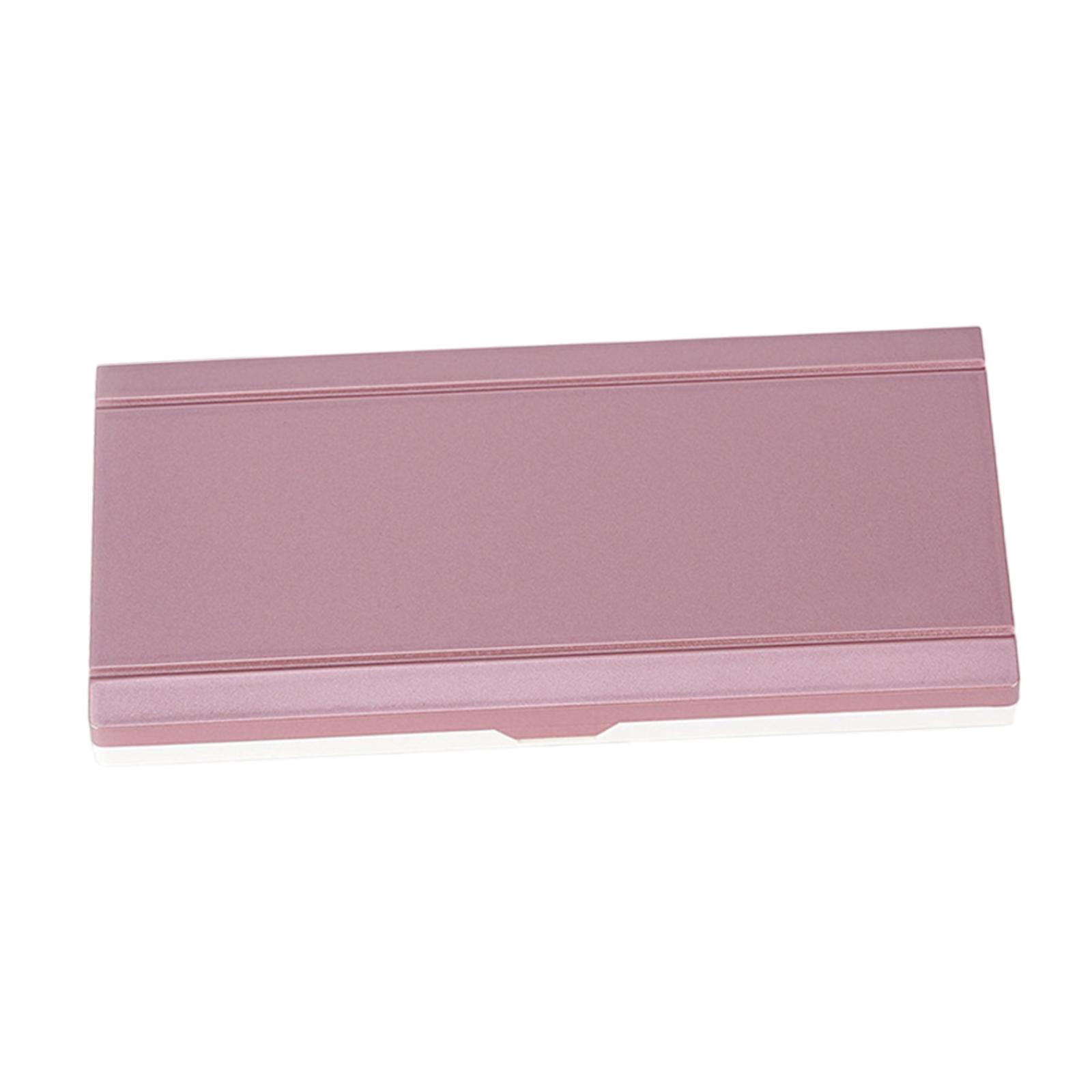 Milageto Empty Watercolor Palette Travel Paint Case for Acrylic Paint Portable Paint Tray Pink