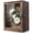 11x13 Carbonized, variant on Shadow Box Frame 11x13 Display Case, 4.7 Inch Deep, Rustic Burnt Wood Memory Box with Real Glass Door, Linen Back, Vintage Latch, Wall Mounted or Tabletop, 10 Pins for Photos and Memorabilia