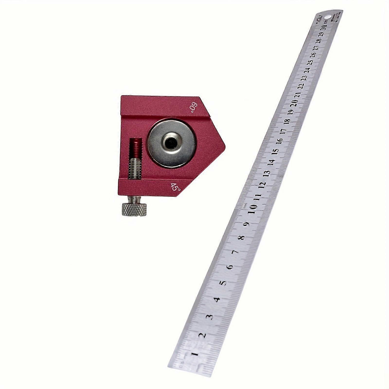 Clear Scale Aluminium Angles Ruler Suitable for Accurate Measurements ...