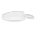thumbnail image 3 of STRANDCHIC Assiette de Service pour Raviolis, Assiette à Sauce Blanche PP, Cérémonie de Remise des Diplômes 1Pcs, 3 of 6