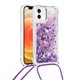 thumbnail image 5 of Funda FOXDOCK para iPhone 12 con Cuerda Ajustable, Brillo Líquido, Protección Antigolpes y Lente – Ideal para Regalo, 5 of 6