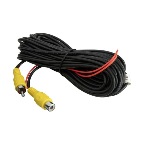 Scosche RCAV25TW 25 Ft. RCA Extension Cable and Connector for Back Up Cameras