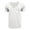 White, variant on NinXxx Men's V Neck Solid Large Casual Short Sleeve Pocket Tee White XL