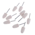 thumbnail image 6 of 10Pcs 3mm1/8'' Metal 4-16mm Coned Felt Head Grinding Mounted Point Polishing Tool 12mm, 6 of 8
