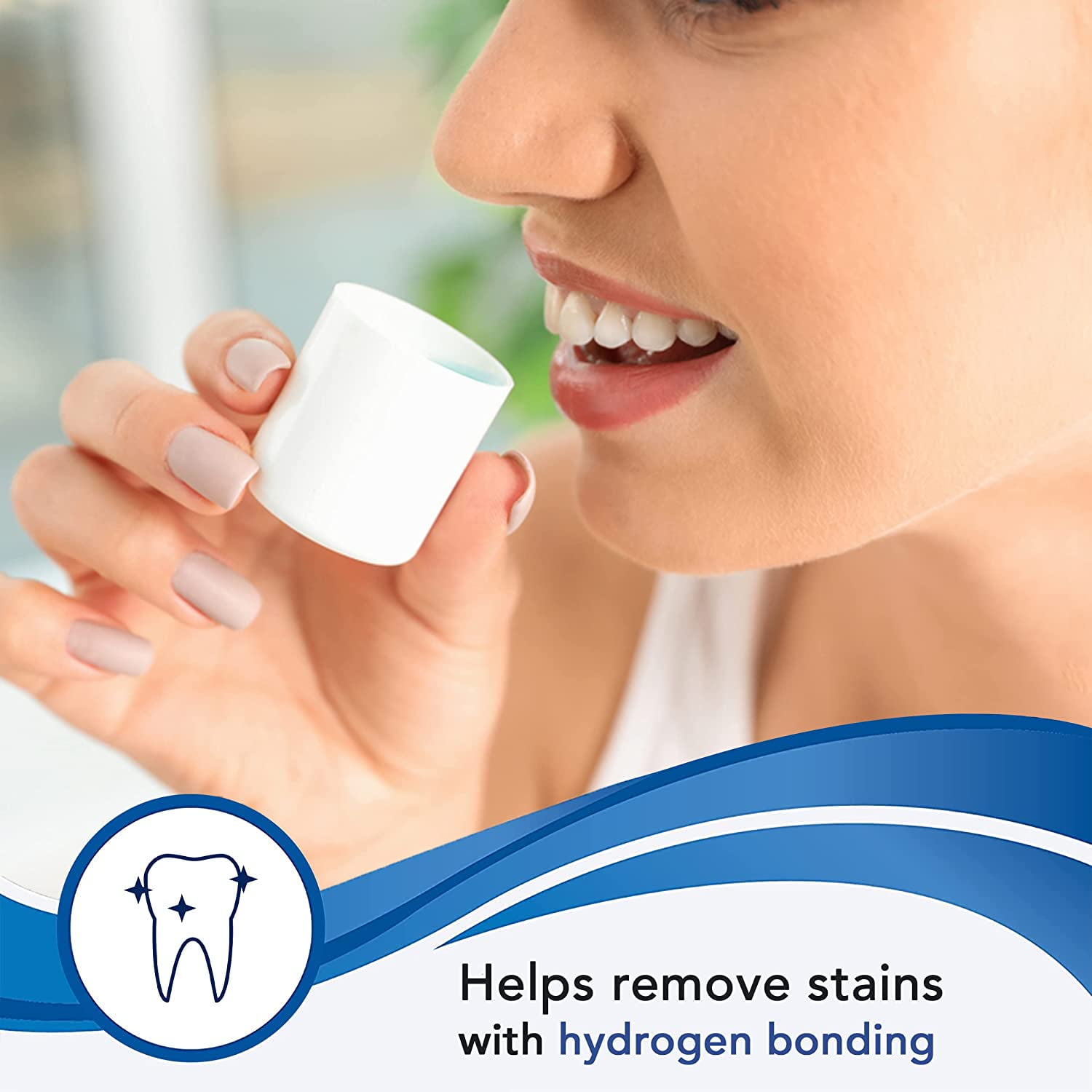 (3 pack) Plus White Post Whitening Stain Rinse - Protects Against Smoking, Wine, & Coffee - Dentist Recommended Whitening Teeth Rinse, 6 oz