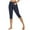 Navy, variant on Dealovy Capri Sweatpants for Women Drawstring High Waisted Summer Casual Cropped Jogger Pants with Pockets