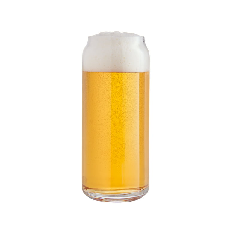 16oz Sublimation Glass Beer Mugs Can Shaped Luminarc Cups Beer Can