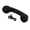 Black, variant on Rupoun Bluetooth Telephone Handset Retro Radiation Proof Rechargeable Wireless Mobile Phone Receiver Red - 9.84 inches / 25.0 cm - Classic Vintage Call Accessory for PC, Tablet and Smartphones