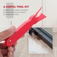 thumbnail image 4 of Phenofice 4Sets Silicone Caulk Finishing Tool Red Sealant Scraper for Home Kitchen and Bathroom Use, 4 of 7