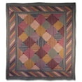 thumbnail image 1 of Patch Magic Harvest Log Cabin Quilt, 1 of 2