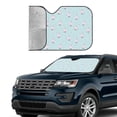 thumbnail image 3 of Kdxio Milk Tea Print Front Windshield Sun Shade,Folding Auto Sunshade for Car Truck SUV-, 3 of 7