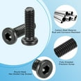 thumbnail image 3 of Uxcell 10Pack 5/16-18x1" Tornillo de Mueble Tuerca Hexagonal Con Cabeza Redonda, 3 of 6