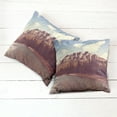 thumbnail image 6 of Ambesonne Mountain Throw Pillow Cover 2 Pack, Canada River and Trees, 24", Multicolor, 6 of 7