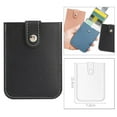 thumbnail image 5 of Credit Card Holder Portable Gift Compact Minimalist for Women Organizer Case Black, 5 of 7