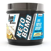 BPI Sports Keto Bomb Ketogenic Creamer for Coffee 18 Servings French Vanilla Latte