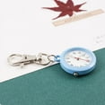 thumbnail image 4 of Pocket Watch Waterproof Quartz Movement Ultra-quiet Large Screen with Lobster Clip Record Time Ultra-Light Battery-operated Unisex Keychain Watch Birthday Gift for Office, 4 of 10