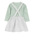 thumbnail image 2 of Carter's Child of Mine Baby Girl Dress Set, 2-Piece, Sizes 0/3-24 Months, 2 of 6