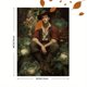 thumbnail image 3 of Qisvanset 12x16 Inch Vintage Man Smoking Portrait Canvas Print Wall Art, 3 of 5