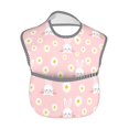 thumbnail image 2 of Kdxio Rabbit Sunflower Bibs For Babies, Baby Bibs for Eating, Toddler Bibs, Waterproof Bibs, Feeding Bibs, for Toddlers, Boys, Girls, 2 of 8