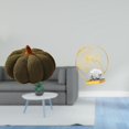 thumbnail image 2 of Juego de cojines de calabaza para Halloween. Cojín con forma de hoja, diseño de hierro forjado. Material cómodo, ideal para decoración del hogar,, 2 of 8