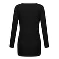 thumbnail image 4 of Pntutb Mujer Casual Cuello Redondo Navidad Manga Larga Estampado Camiseta Top Blusa Pntutb Pntutb-6581, 4 of 7