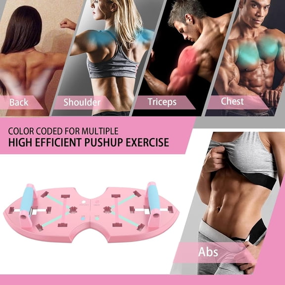 Home Workout Equipment for Women Multifunction Push Up Board Portable Gym System with Resistance Bands Ab Roller Wheel and 20 Accessories Professional Strength Training Exercise
