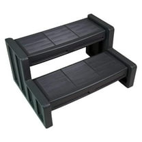 29 Inch Deluxe Resin Multi Purpose Home Garden Garage Spa and Hot Tub Steps, Black