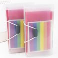 thumbnail image 3 of 2pcs Accordion File Organizers A6 Plastic Coupon Organizer Wallet Small Expanding File Folders, 3 of 8