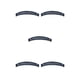 thumbnail image 3 of Qarigey Pinzas para el cabello Clip DIY Personalidad Moda diario Horquillas Accesorio Antideslizante Banana Barrettes Headwear Styling Negro Type2 NO2 Qarigey CBP379384, 3 of 5