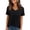 93#Black, variant on Women Tops Summer Sweaters Short Sleeve V Neck Shirts 2026 Spring Fashion Dressy Casual Business Tunic Blouses Brown S