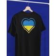 thumbnail image 4 of Ukraine Shirt Ukraine Flag Tshirt I Stand With Ukraine T-Shirt Ukraine Heart Black 3X-Large, 4 of 5