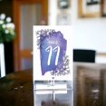 thumbnail image 2 of Purple Hand Painted 1-100 Wedding Table Number Cardss Double Sided Paper Cardss For Reception Events Parties Baby Shower Birthday 4x6 Inch, 2 of 3