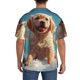 thumbnail image 3 of Fotbe Cute Angel Winged Dog Camisa Estampada de Manga Corta para Hombre, Casual de Verano, Estilo Playero, Sin Arrugas-X-Large, 3 of 5