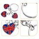 thumbnail image 3 of unbranded Llavero Con Emblema De Británica En Aleación De Zinc Para Colgar En O Llaves, 3 of 8