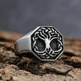 thumbnail image 3 of Vintage Viking Tree Of Life Ring For Men Nordic Mythology 14K Yellow Gold  Yggdrasils Ring Fashion Amulet Viking Jewelry Gift, 3 of 7