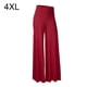 thumbnail image 2 of Qarigey Pantalones Pantalones de yoga de cintura alta Pantalones de mujer de pierna ancha Pantalones deportivos Ropa alta Prendas para la parte inferior del cuerpo Rojo 4XL, 2 of 4