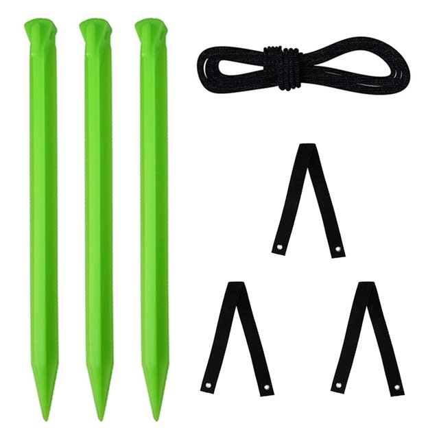 Juego de estacas para árboles Soporte de anclaje con estacas Materiales duraderos para árboles jóvenes Vhermosa WMZL-1762-2